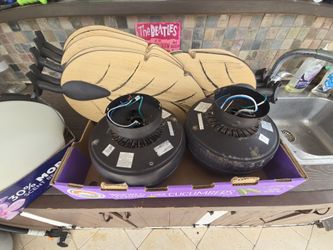 2 used outdoor fans