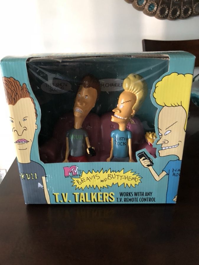 Vintage Beavis and Butthead TV talkers