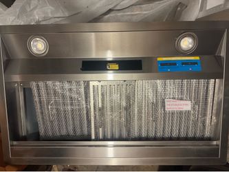 30 Inch Range Hood Insert, 1200 CFM Ultra Quiet DC Motor, Gesture & Touch Control, Ducted/Ductless Convertible, Stainless Steel Built-in Kitchen Vent