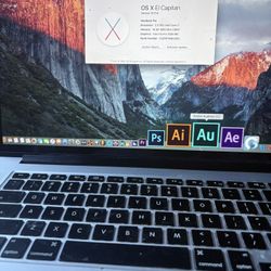 MacBook Pro 15inch 16gb *Loaded with Music And Editing Software *