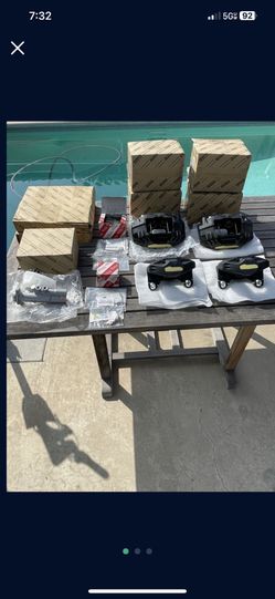 Supra MKIV Complete OEM TT Brakes twin turbo calipers rotors pads & hardware