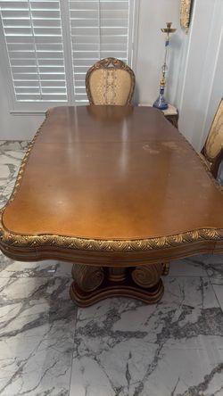 Italian made bronze dining room table