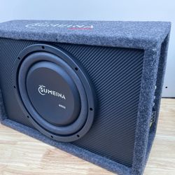 10” Compqcto Subwoofer With 800w Amplifier 2 In 1