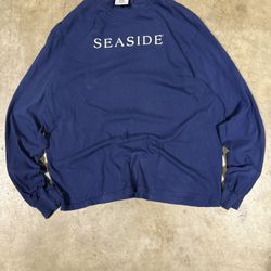 Navy Seaside Long Sleeve Shirt 