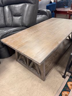 Rustic Wood Coffee Table