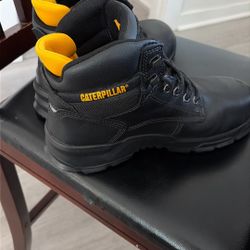 Size 8 1/2 Caterpillar Steel Toe Boots 