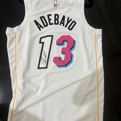 Bam Adebayo Signed Jersey 