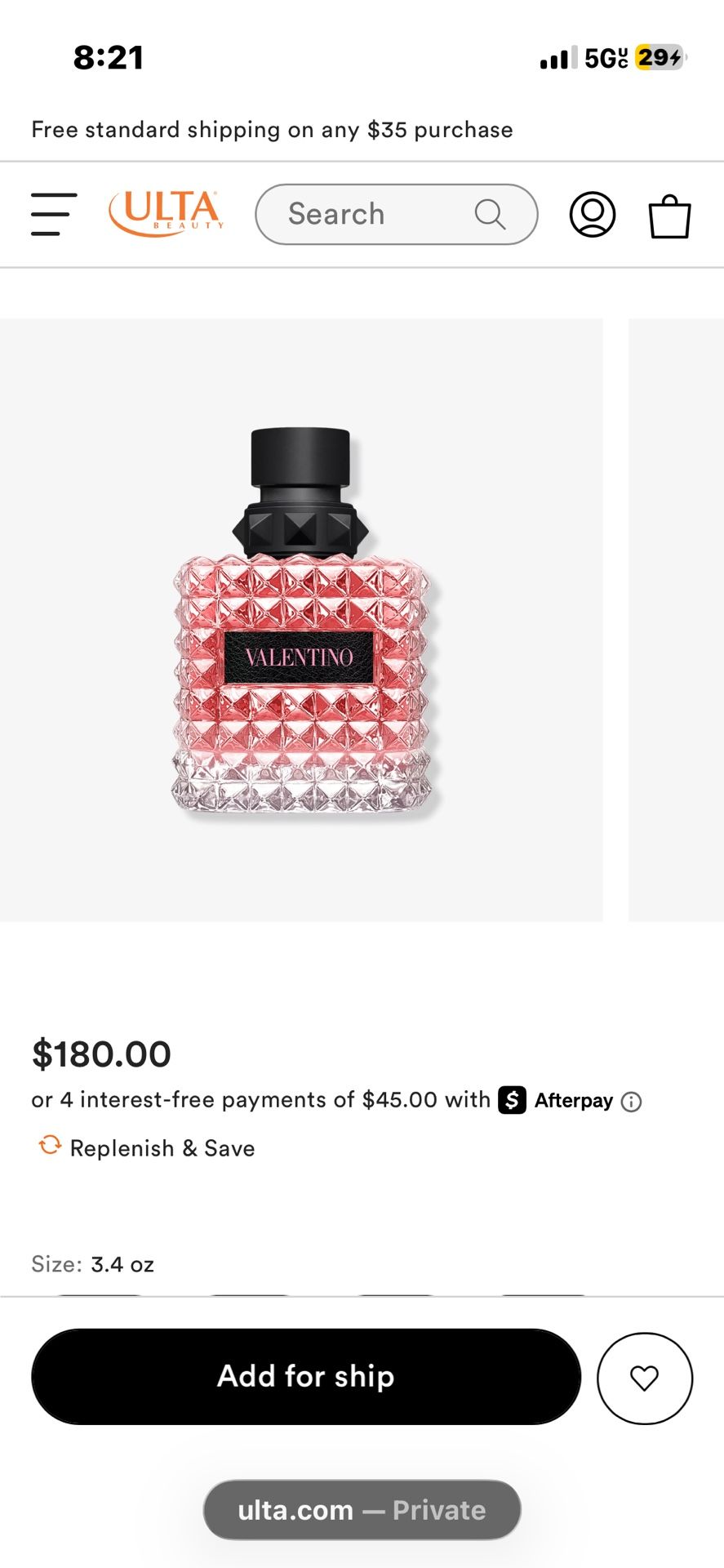 womens valentino perfume BRAND NEW IN BOX