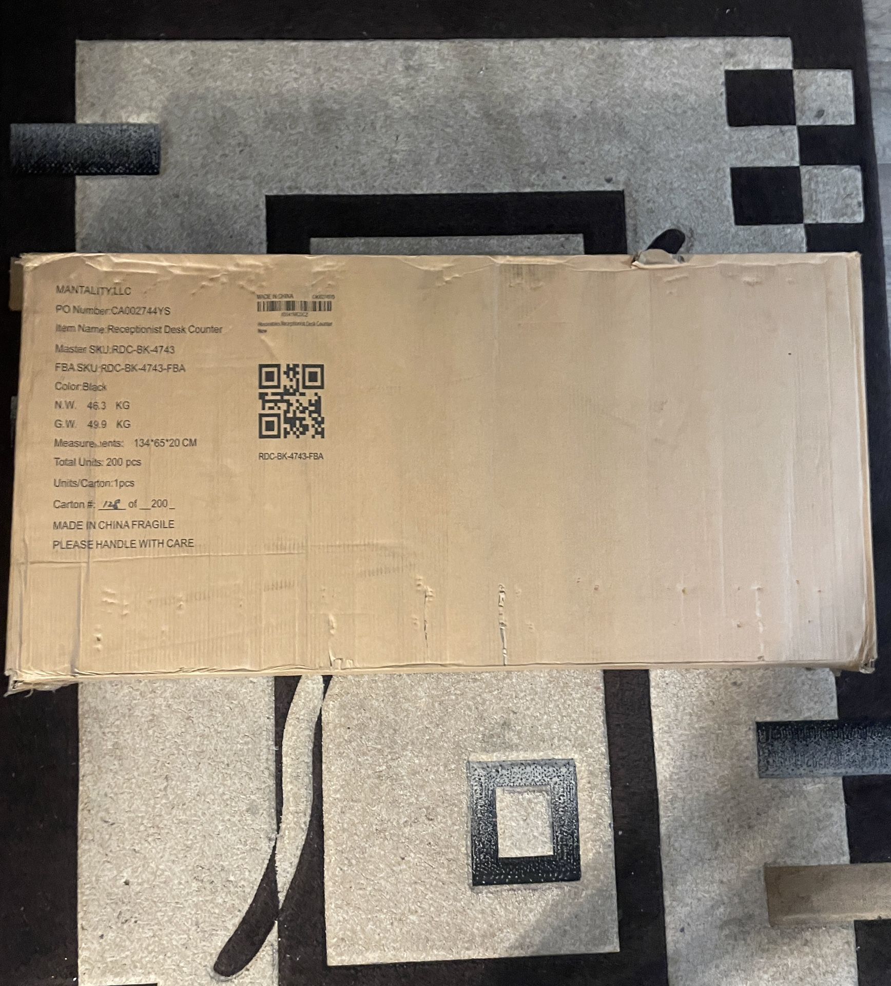 Front Desk Reception Counter (Office + Retail)