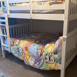 White Bunk beds 