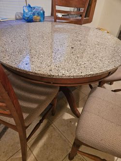 Table and chairs