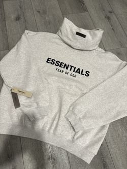 Fear Of God Essential 100% Authentic Light Oatmeal Hoodie W/ Recipe 