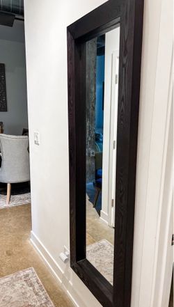 Espresso Wood Mirror