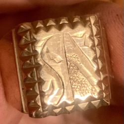Size 11 Men’s Brass Ring, 18K Gold-Plated