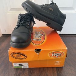 Lugz Savoy Slip Resistant Mens Block Heel Lace Up Boots