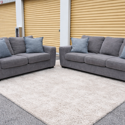 Gray sofa set