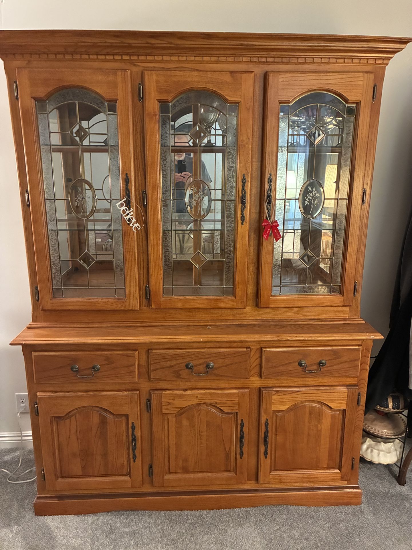 Wooden China Cabinet