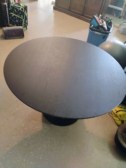 Black table