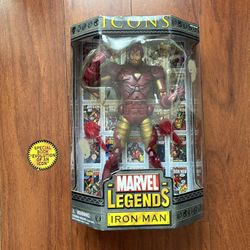 NEW Marvel Legends IRON MAN Unmasked figure - ICONS 2006