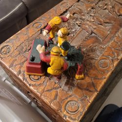 CAST IRON PIGGY BANK "PLAY BALL"