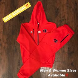 Men & Women Champion Jogger Sweatsuit‼️