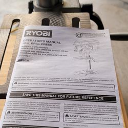 Ryobi Drill Press 10 In.