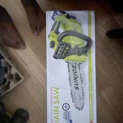 Sun Joe 24V-10CS 24-Volt iON+ Cordless Chain Saw Kit | 10-Inch | W/ 4.0-Ah Battery and Charger Model: 24V-10CS 