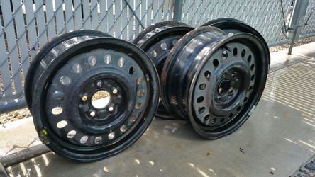 15" steel wheels
