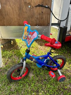 PAW Patrol Kids Bike with Training Wheels