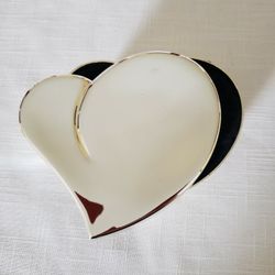 Silverplated Heart Trinket Jewelry Box


