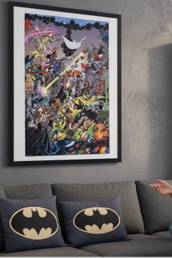 INFINITE CRISIS #7 Cover (16" X 12") Art Print Poster George Perez Double Sided. NO FRAME POSTER ONLY. This is a George Pérez art print of the cover f