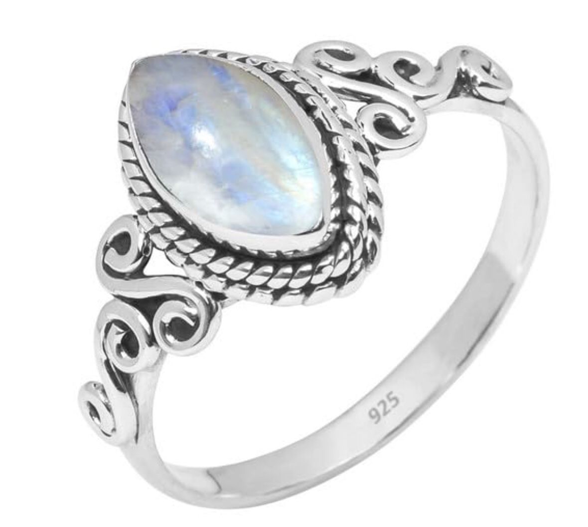 Moonstone Sterling Silver Ring