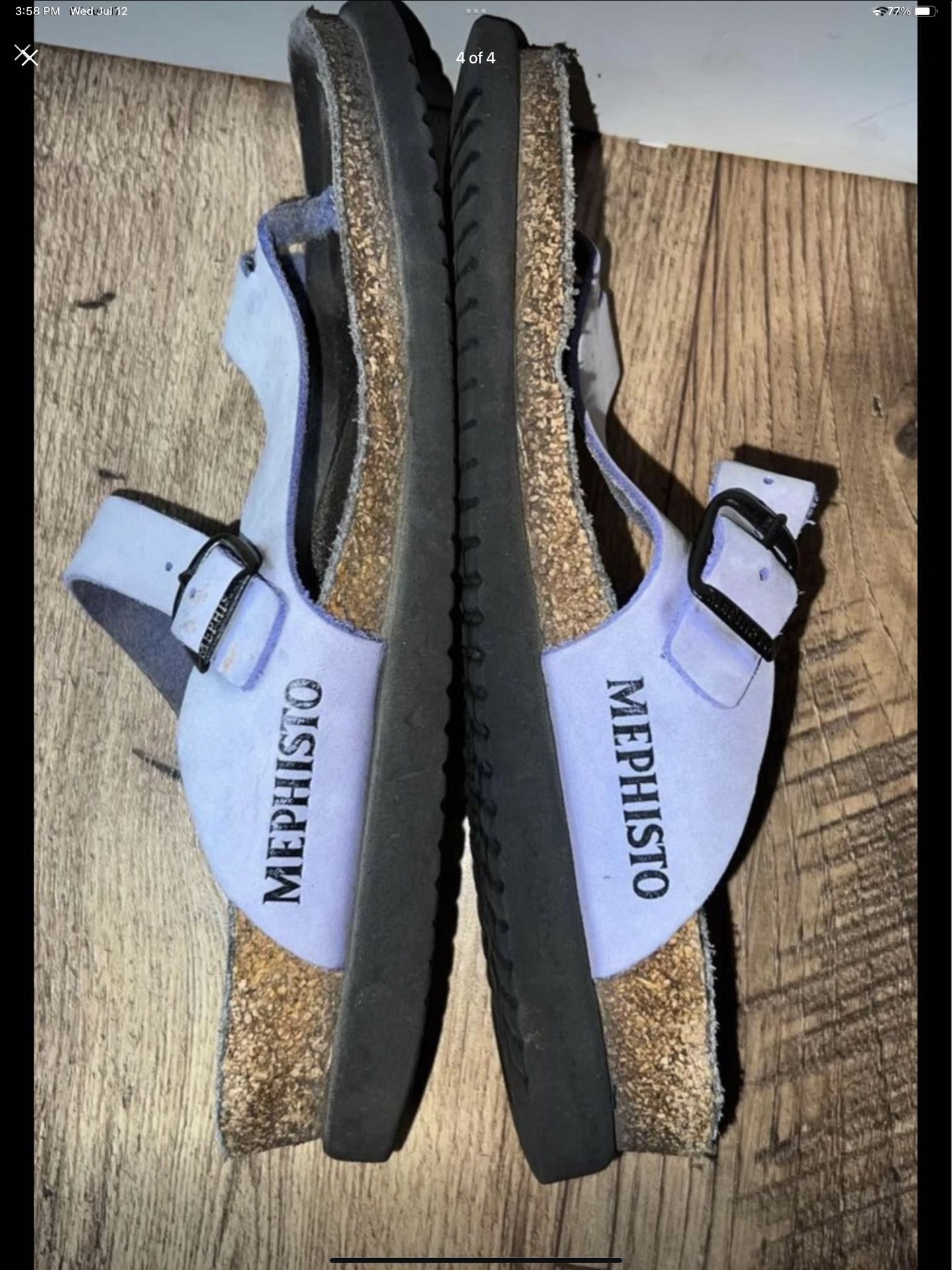 Women’s Birkenstock sandals purple size 8