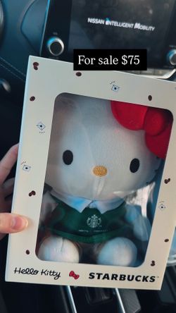Starbucks X Hellokitty Plushie 💕
