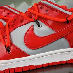 Nike Dunk Low Off White University Red 27