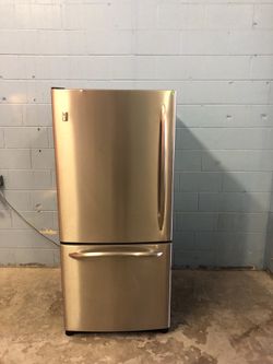 Stainless Bottom Freezer Refrigerator