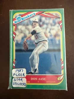 1987 FLEER STAR STICKERS BASEBALL COMPLETE SET (132 CARDS) … ROSE/RIPKEN/RYAN