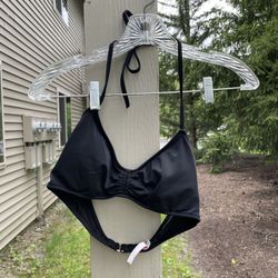 Victoria Secret Black bikini top with adjustable straps