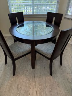 dining room set.  From El Dorado Furniture. One year old.