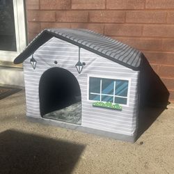 Cat House With Heat Pad
