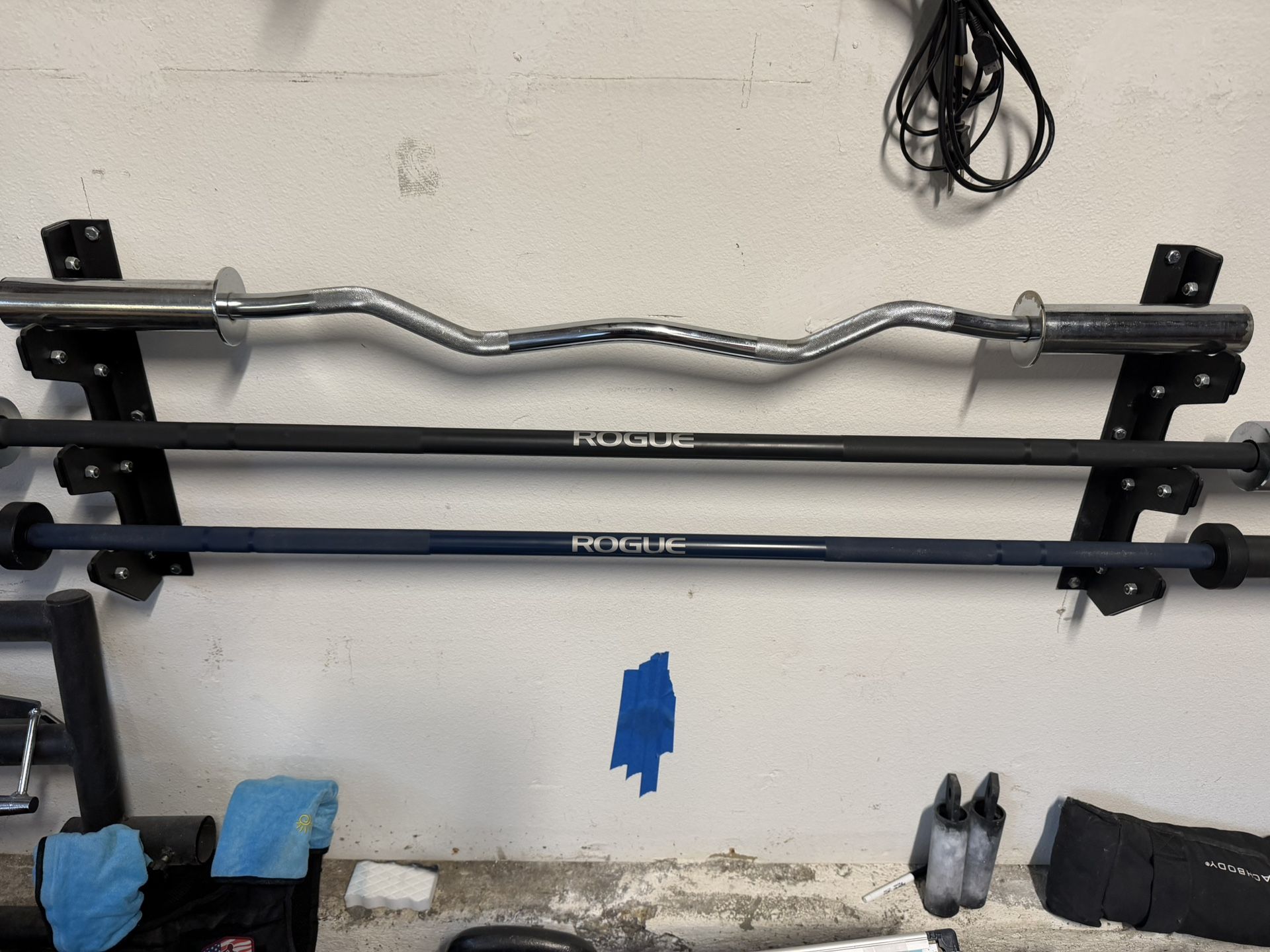 Rogue Wall Mount Barbell Rack