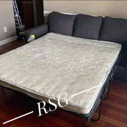 Sleeper Sofa Dark Gray By Ashley Furniture 💛No Needed Credit Check 💛 $39 Down Payment with Financing2242