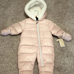 Michael kors snowsuit for baby 6-12 months NWT