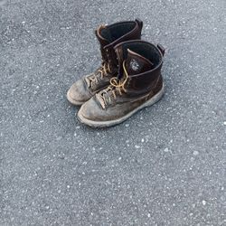 brown leather Georgia boots size 13M 