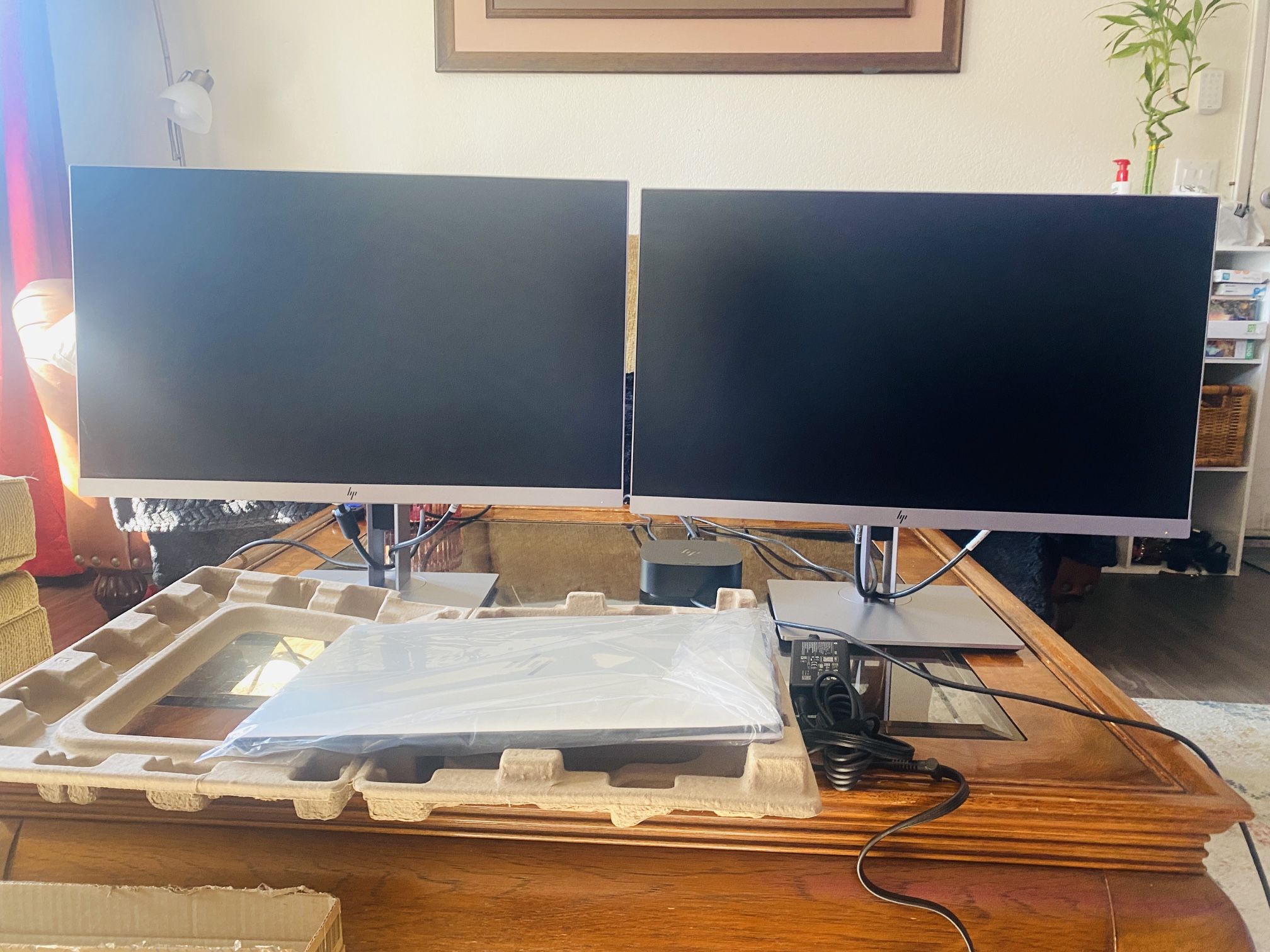 New Hp Laptop With Two Monitors