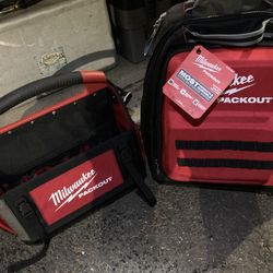Milwaukee Packout Backpack And Packout Tool tote 