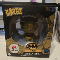Dorbz Funko Pop Gold Batman #301