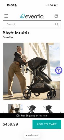 Evenflo shyft Intuiti + stroller