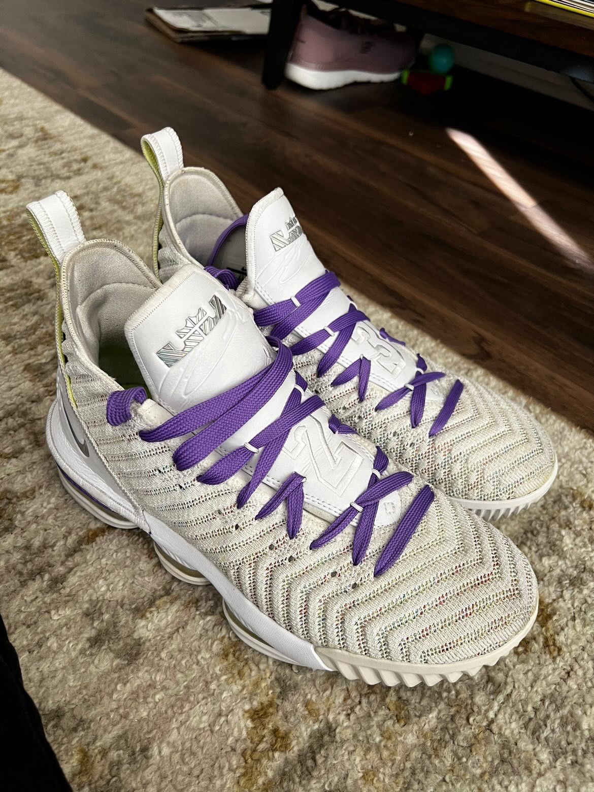 Used Pair Lebron 16 Buzz Lightyear