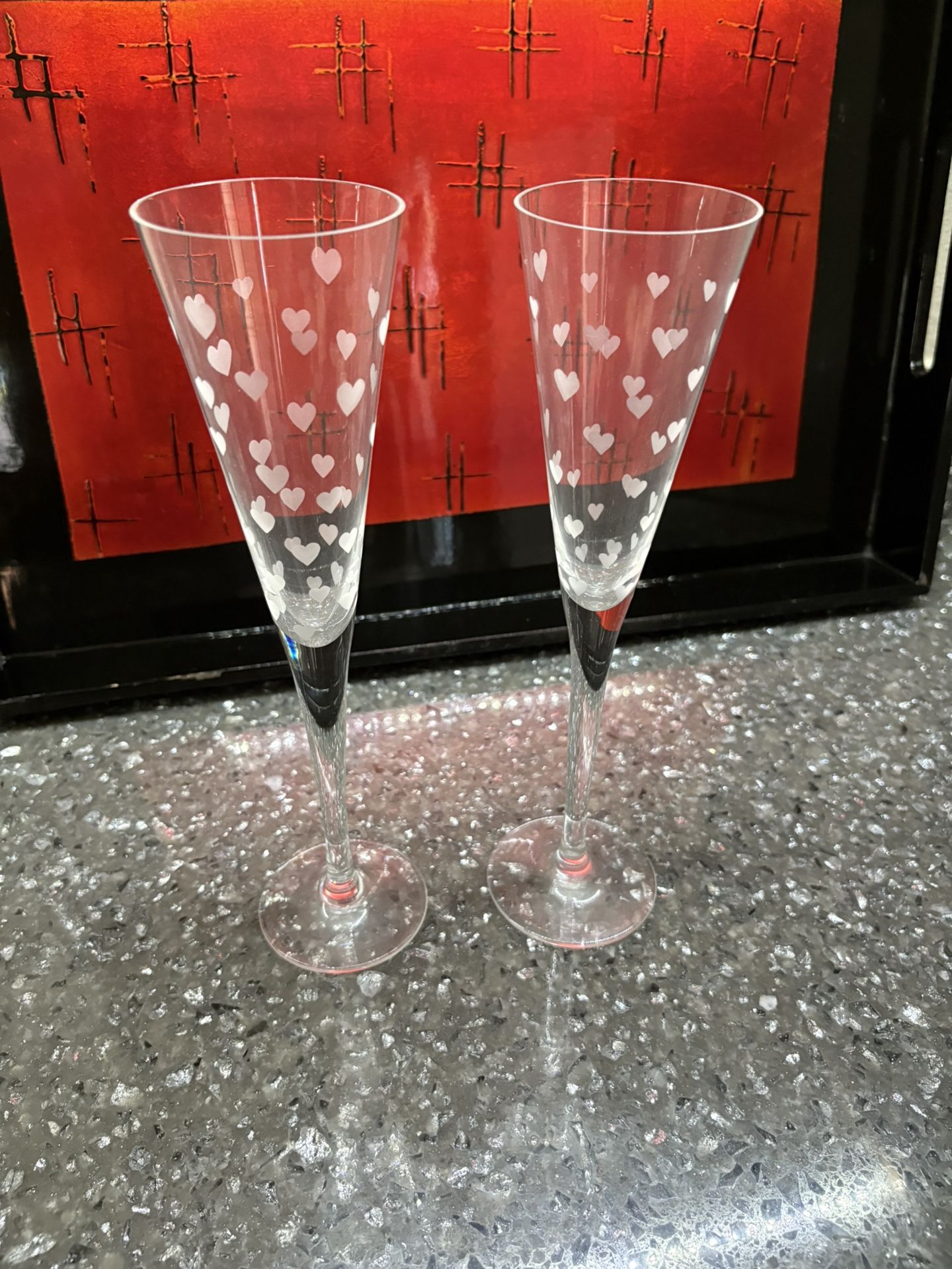 Sweetheart Champagne Glasses